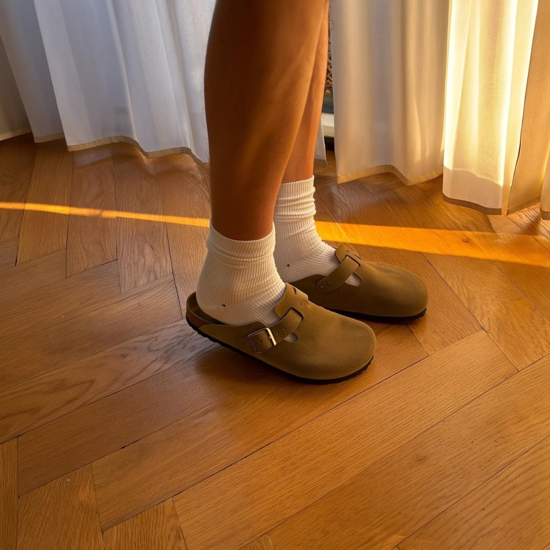 Berto - Ciabatta Unisex in Pelle Scamosciata