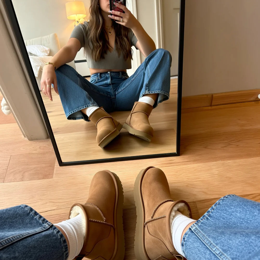 Navon - Stivaletti Invernali con Pelo che ti Tengono Caldo Tutto l’Inverno