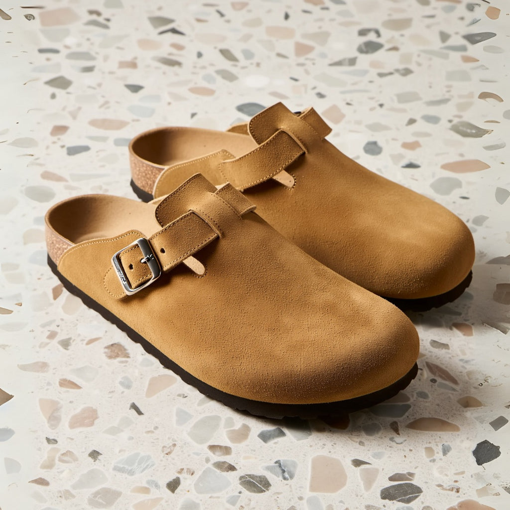 Berto - Ciabatta Unisex in Pelle Scamosciata