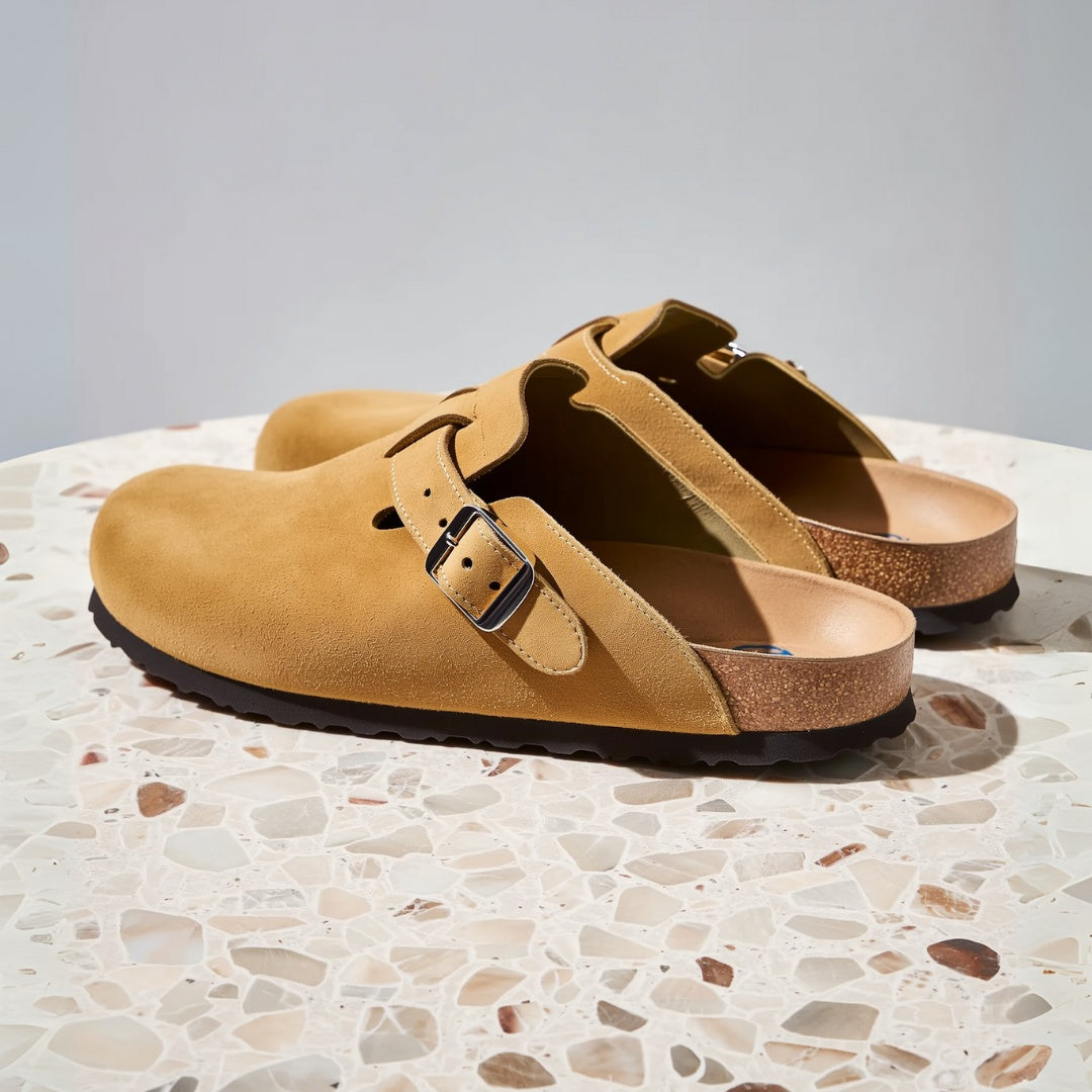 Berto - Ciabatta Unisex in Pelle Scamosciata