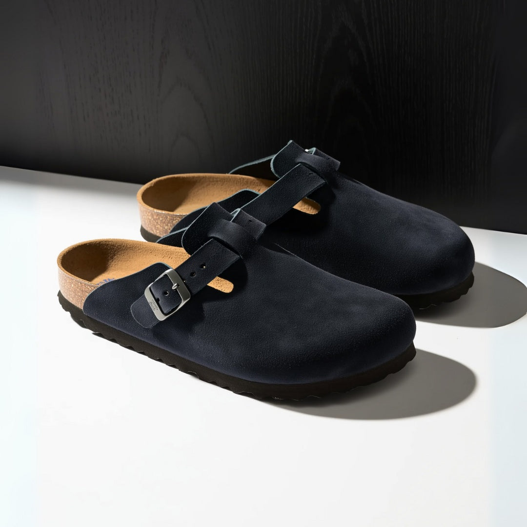 Berto - Ciabatta Unisex in Pelle Scamosciata