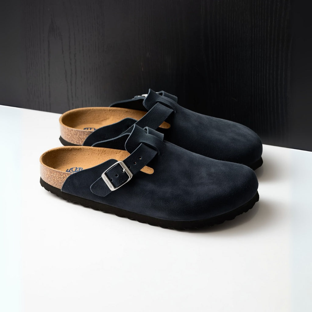 Berto - Ciabatta Unisex in Pelle Scamosciata